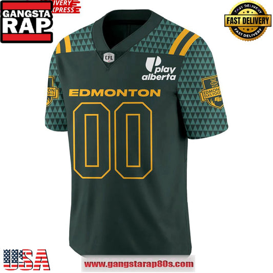 Edmonton Elks New 75th Anniversary Third Custom Football Jersey