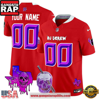 Houston Texans x DJ Screw Vapor Limited Edition Custom Football Jersey