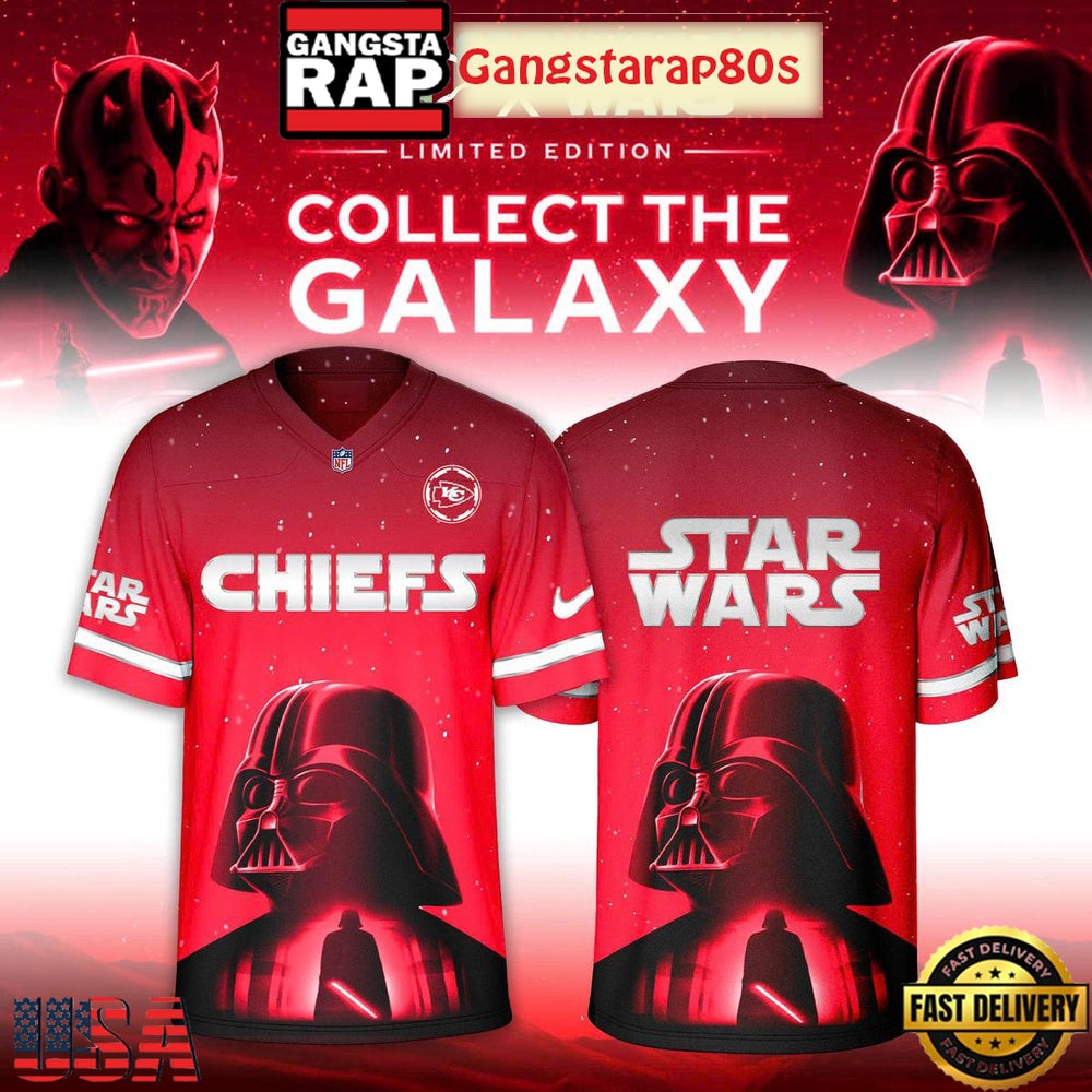 Kansas City Chiefs x Star Wars Collect The Galaxy Special Edition Football Jersey