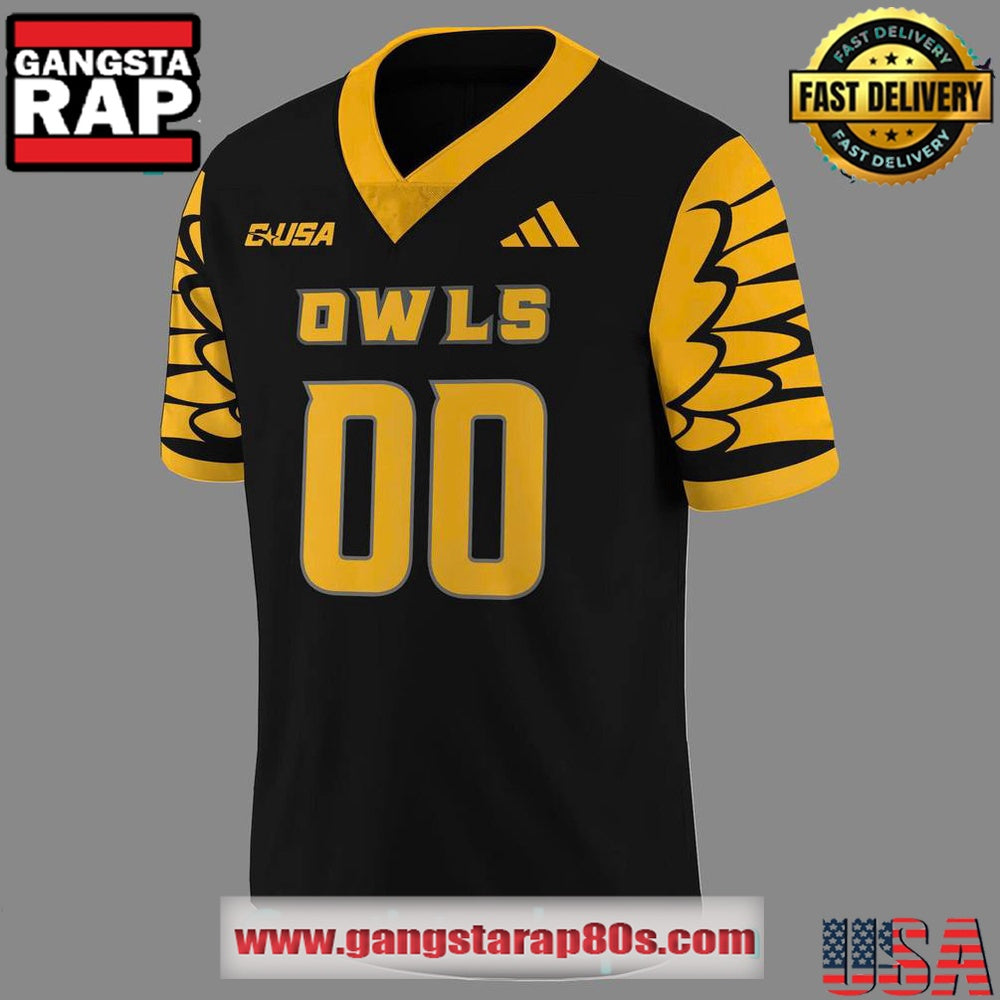 Kennesaw State Owls Black Uniform Custom Football Jersey