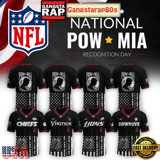 NFL All Team x National Pow Mia Recognition Day 2025 Special Football Jersey