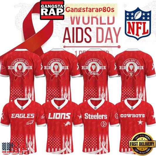 NFL All Team x World Aids Day Special Edition Football Jersey