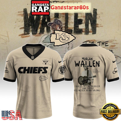 NFL All Teams x Morgan Wallen I’m The Problem Tour 2025 Special Football Jersey