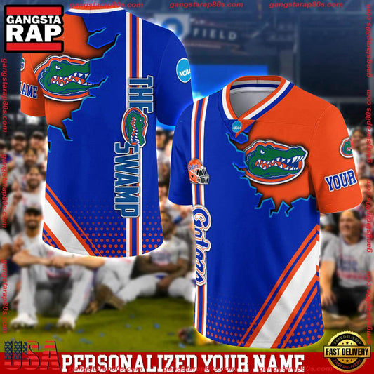 NCAA Customized Florida Gators Team Logo Player Football Jersey Shirt