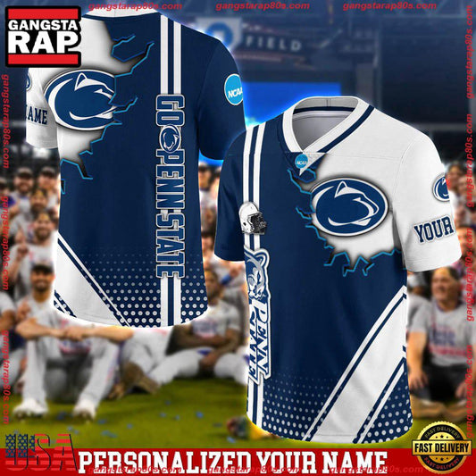 NCAA Customized Penn State Nittany Lions Team Logo Player Football Jersey Shirt