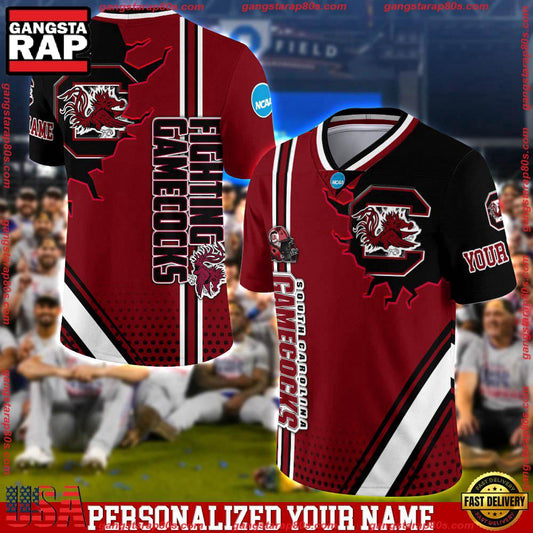 NCAA Customized South Carolina Gamecocks Team Logo Player Football Jersey Shirt