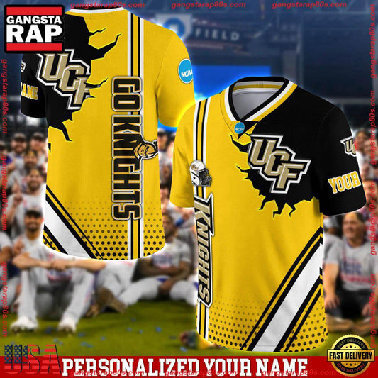NCAA Customized UCF Knights Team Logo Player Football Jersey Shirt