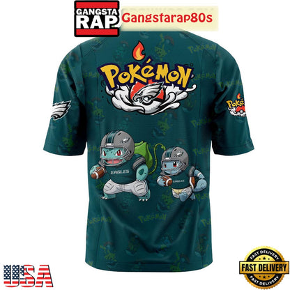 Philadelphia Ealges x Pokemon Go 2025 New Design Football Jersey