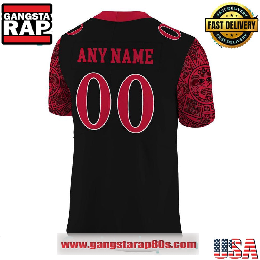 San Diego State Special Edition New Custom Black Football Jersey