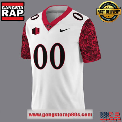 San Diego State Special Edition New Custom White Football Jersey