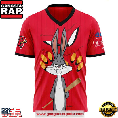 Schaumburg Boomers x Chuck Jones Looney Tunes Limited Edition Custom Football Jersey