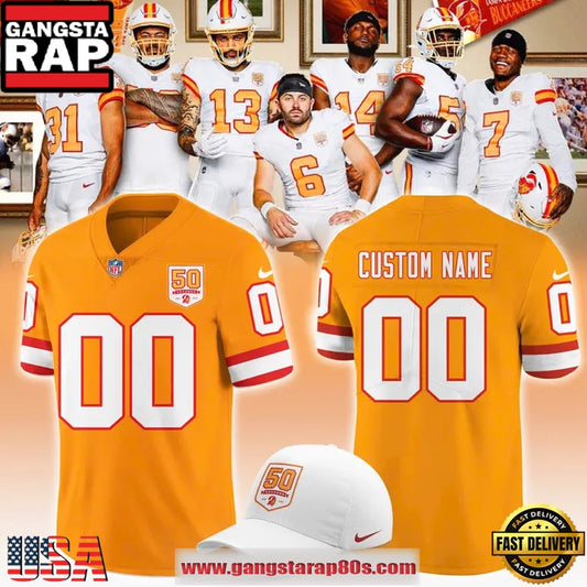 Tampa Bay Buccaneers Nike Creamsicle 2025 Custom Football Jersey