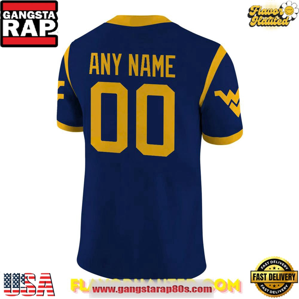 West Virginia Mountaineers Premier Special Edition Custom Football Jersey